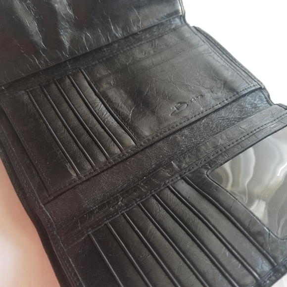 Vintage Leather Bosca Tri-Fold Wallet - Picture 3 of 4